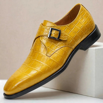 Hayes Genuine Leather Monk Strap Shoes