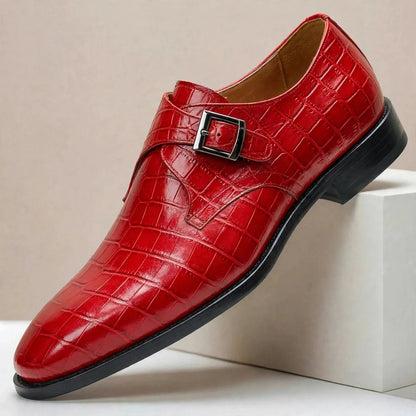 Hayes Genuine Leather Monk Strap Shoes