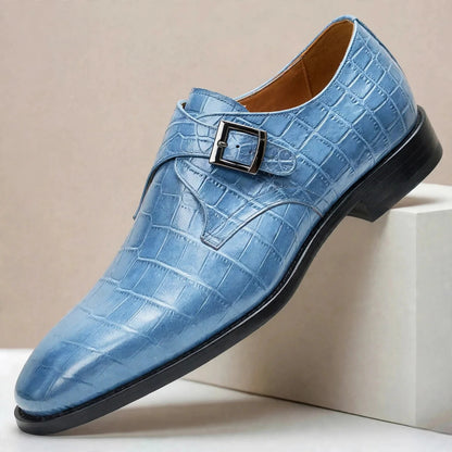 Hayes Genuine Leather Monk Strap Shoes