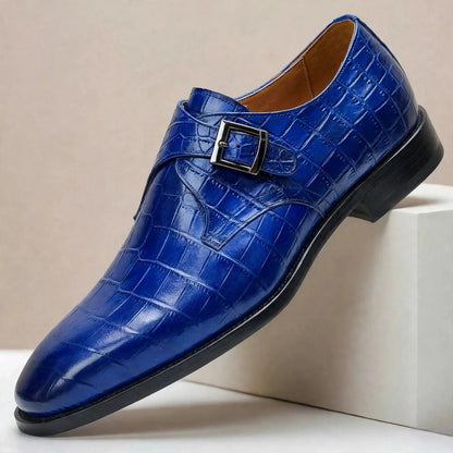 Hayes Genuine Leather Monk Strap Shoes