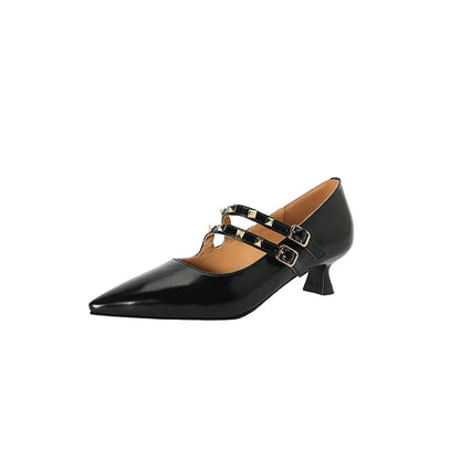 Lucia Stud Strap Heels
