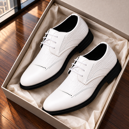 Alder Leather Croc Dress Shoes